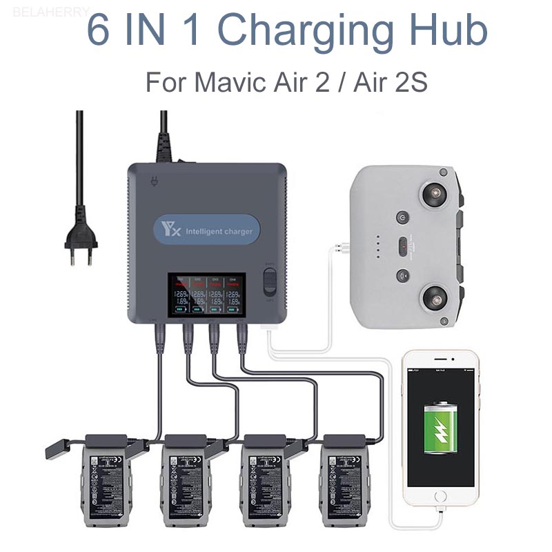 Fpv Drone Charger - Caricabatteria con display digitale 6 in