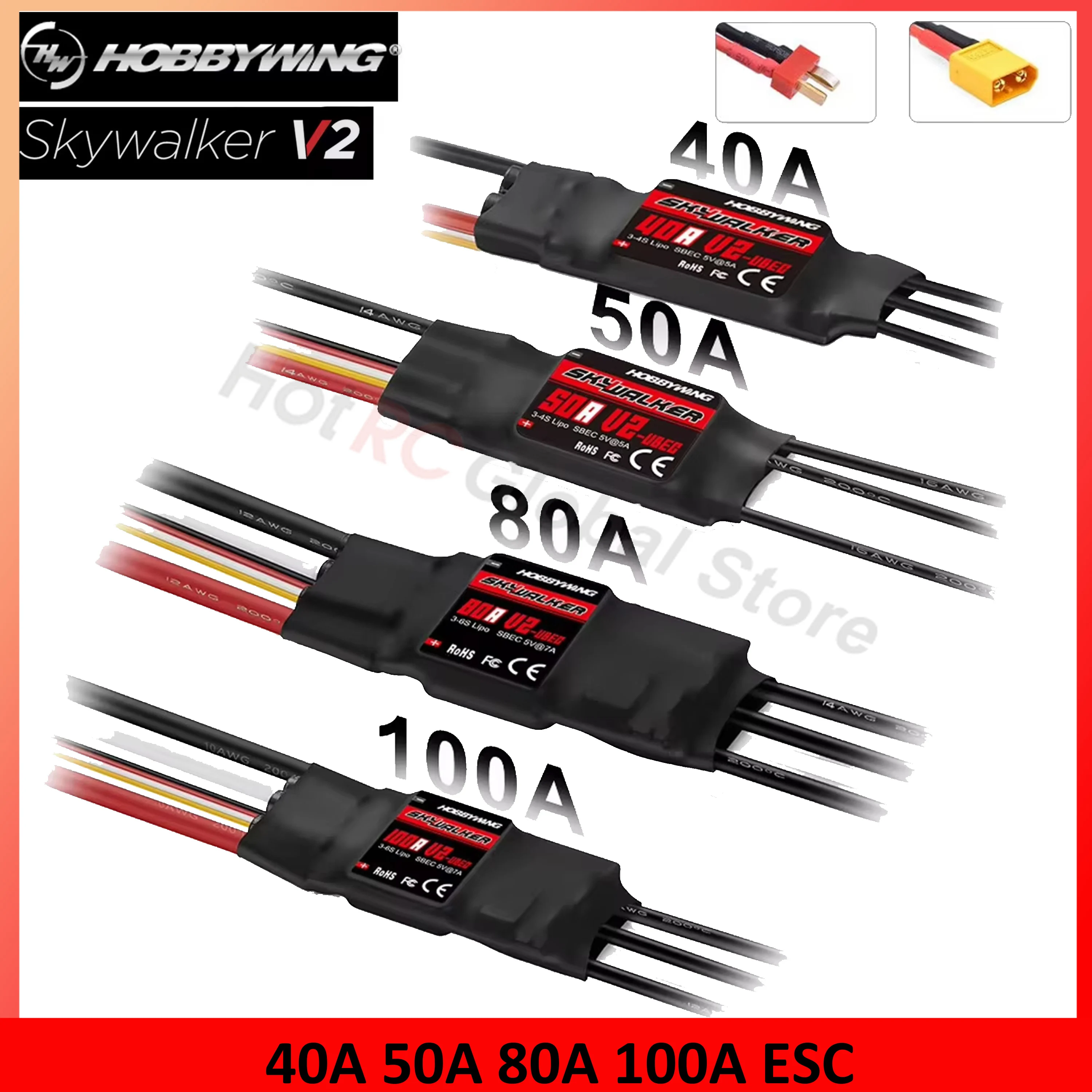 Fpv Drone Esc - HOBBYWING Skywalker serie V2 40A 50A
