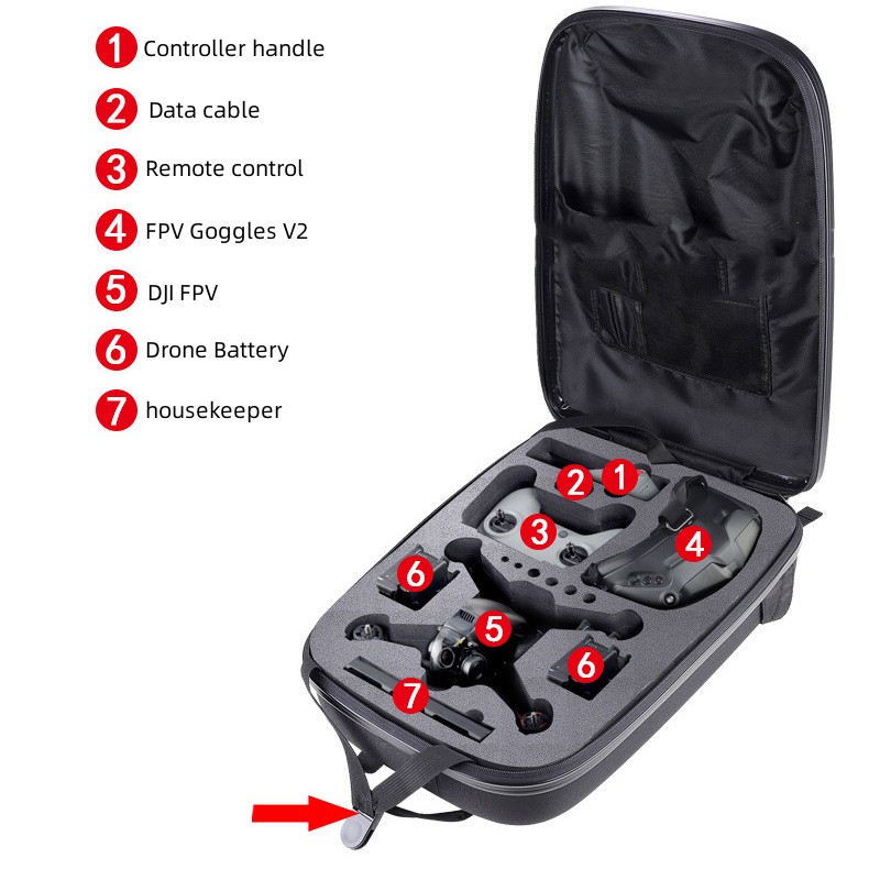 Zaino Custodia rigida Fodera i - Fpv Drone Bag recensione e prezzo