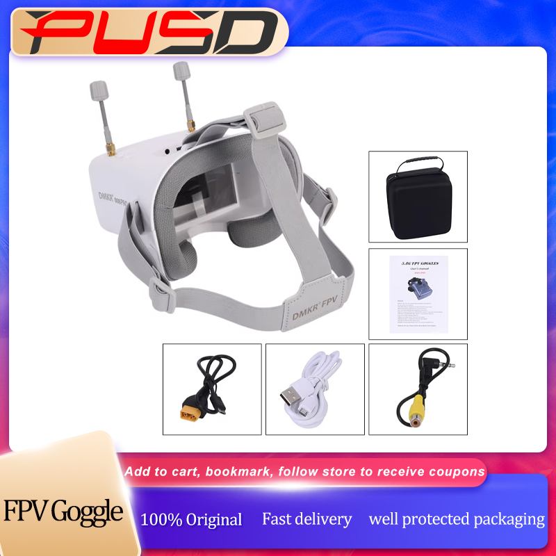 Occhiali FPV 008D PRO Bianchi  - Fpv Drone Goggles recensione e prezzo