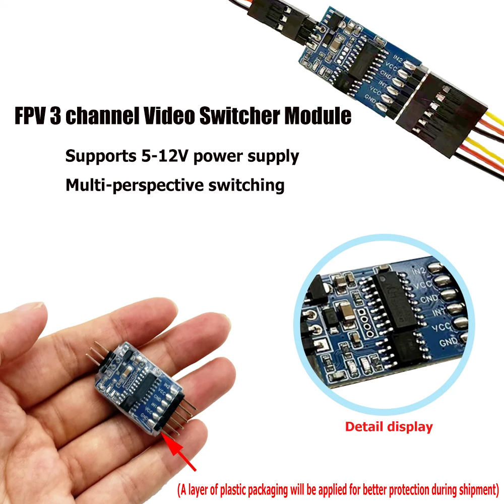 Modulo Switcher Video a 3 Cana - Fpv Drone Motor recensione e prezzo