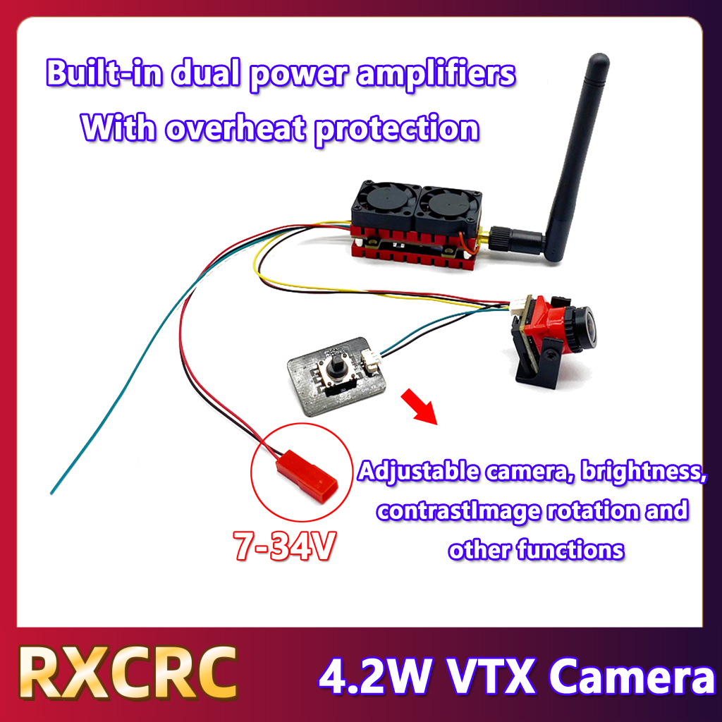 RXCRC 5.8G 48CH 4.2W Trasmetti - Fpv Drone Transmitter recensione e prezzo
