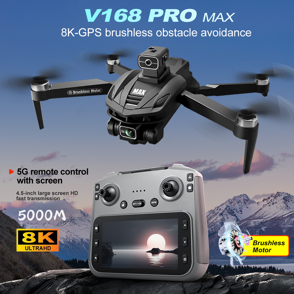 V168 PRO Max GPS Drone 8K Prof - Fpv Drone Charger recensione e prezzo