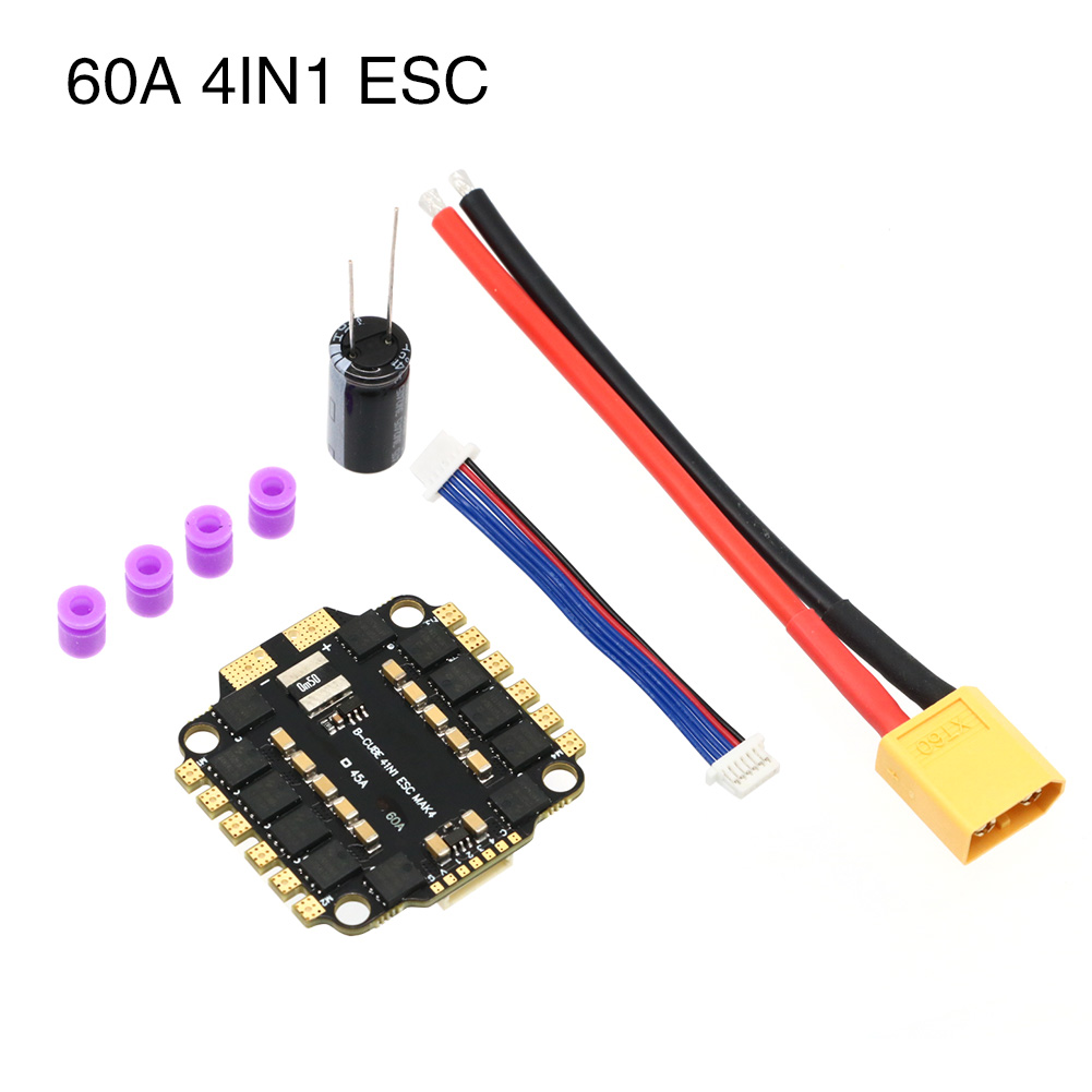 UAngel 4IN1 45A 60A ESC BLHELI - Fpv Drone Esc recensione e prezzo
